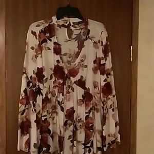 A. N. A.  Floral blouse